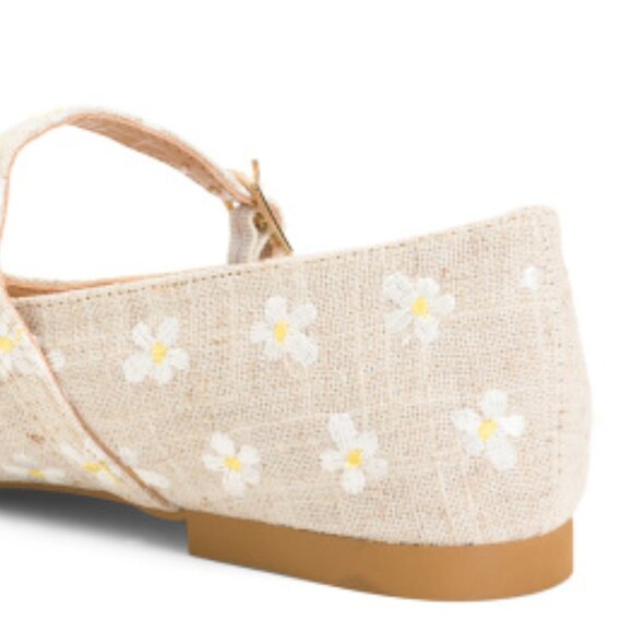 NEW STEVE MADDEN Boden Mary Jane Ballet Flats Natural Multi for women 254 1T6 - Picture 3 of 5